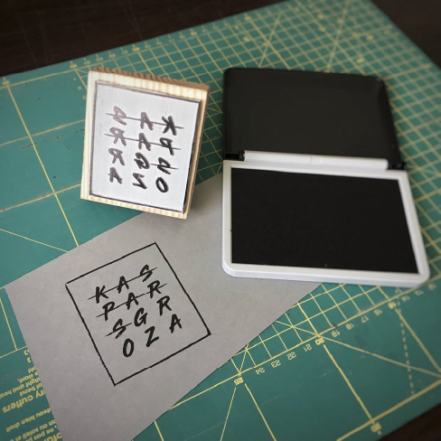Stamp and ink